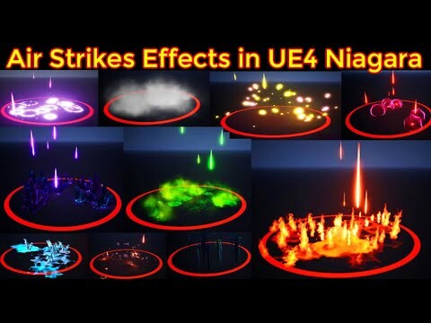 ArtStation - Air Strikes Effects in UE4 Niagara Marketplace