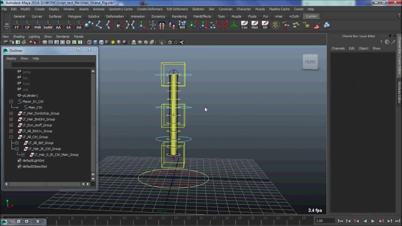 ArtStation - makeChainDynamic - python tool for maya