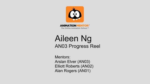 ArtStation - Animation Mentor - Progress Reel 2021