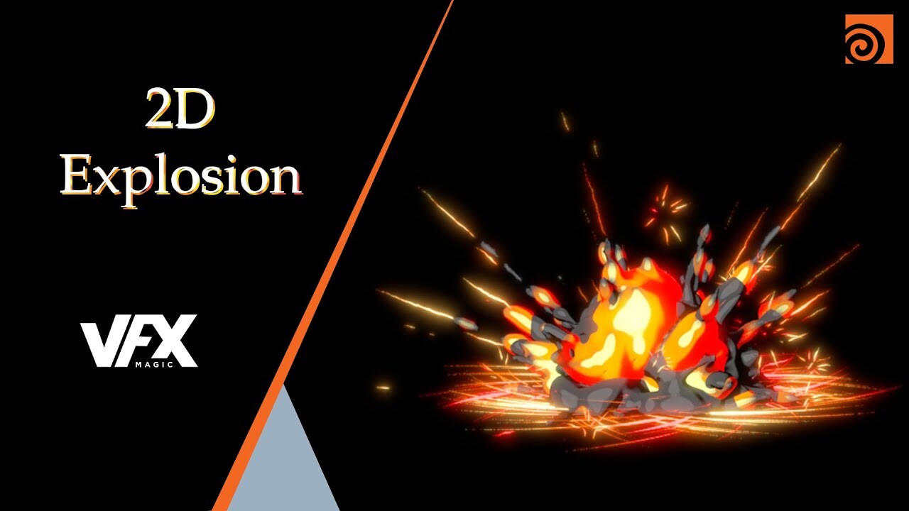 ArtStation Houdini 2D Explosion