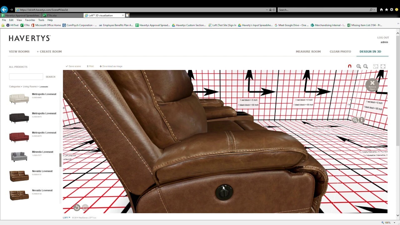 ArtStation Havertys Furniture Loft™ 3D Visualization Test Room
