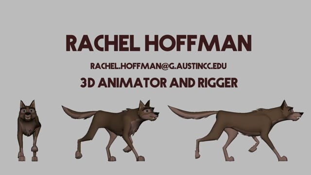 ArtStation - Rachel Hoffman Animation Reel 2021