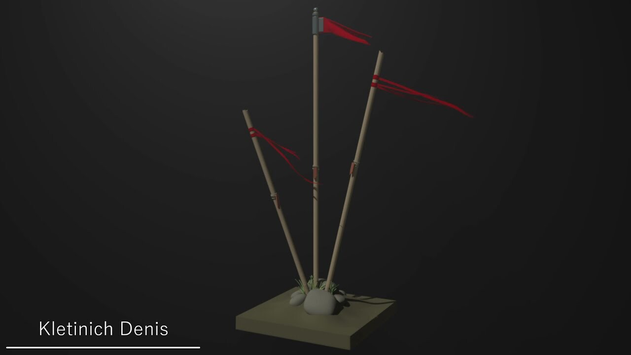 ArtStation Sand Flags