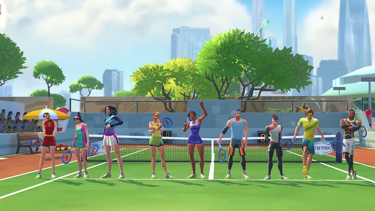 ArtStation Tennis Clash Characters Rig