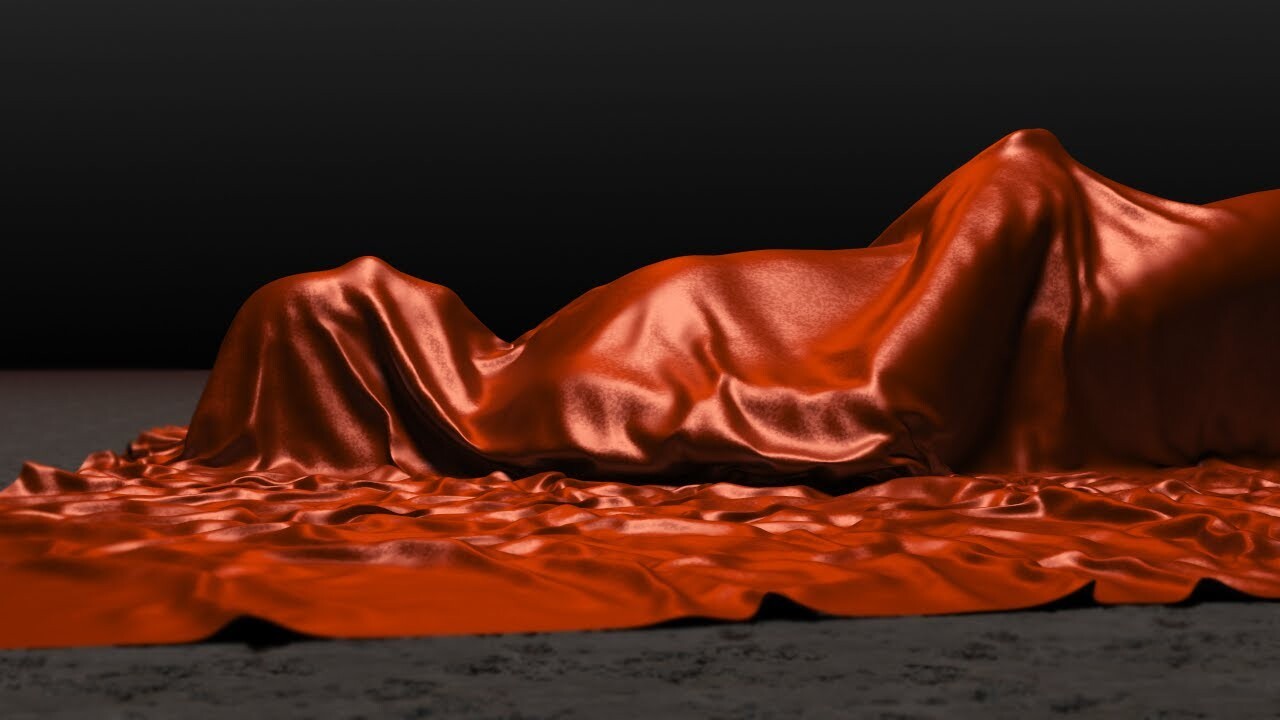 ArtStation vellum cloth simulation