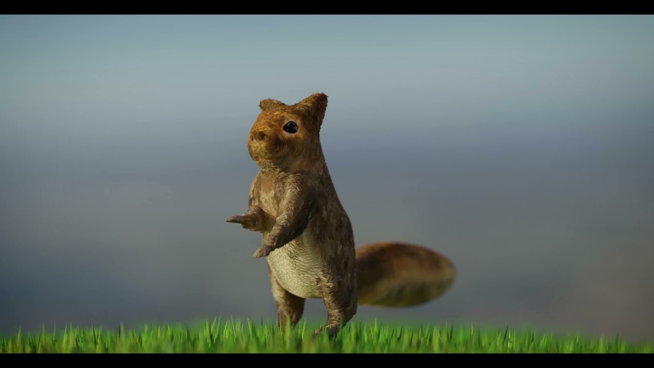 ArtStation - Squirrel dance cgi