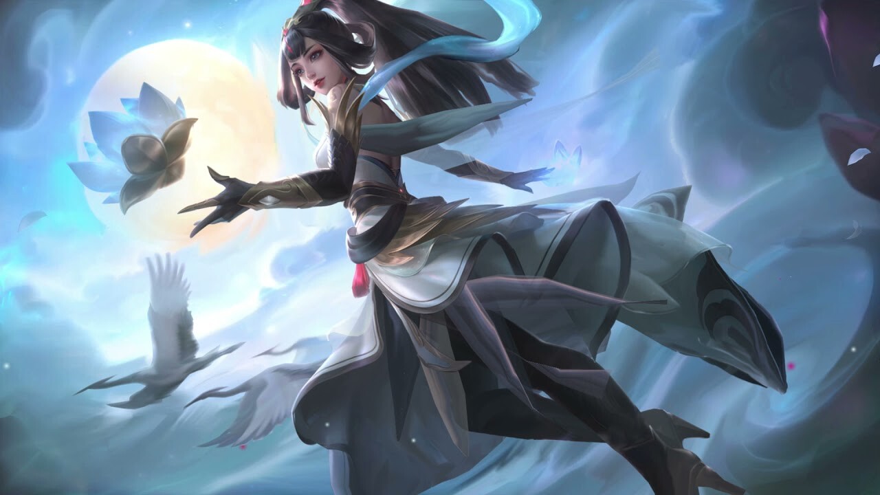 ArtStation - Guinevere Lady Crane Splash Art Animation - Fanart