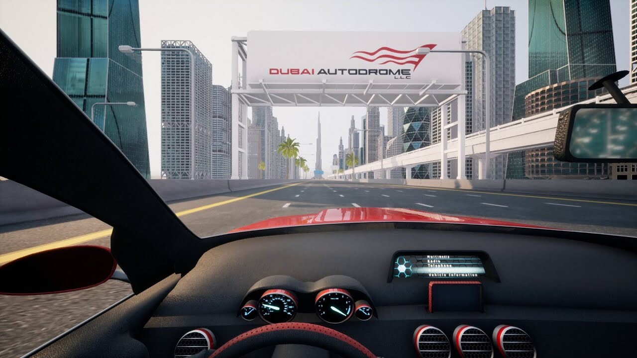 ArtStation UNREAL ENGINE CAR SIMULATION