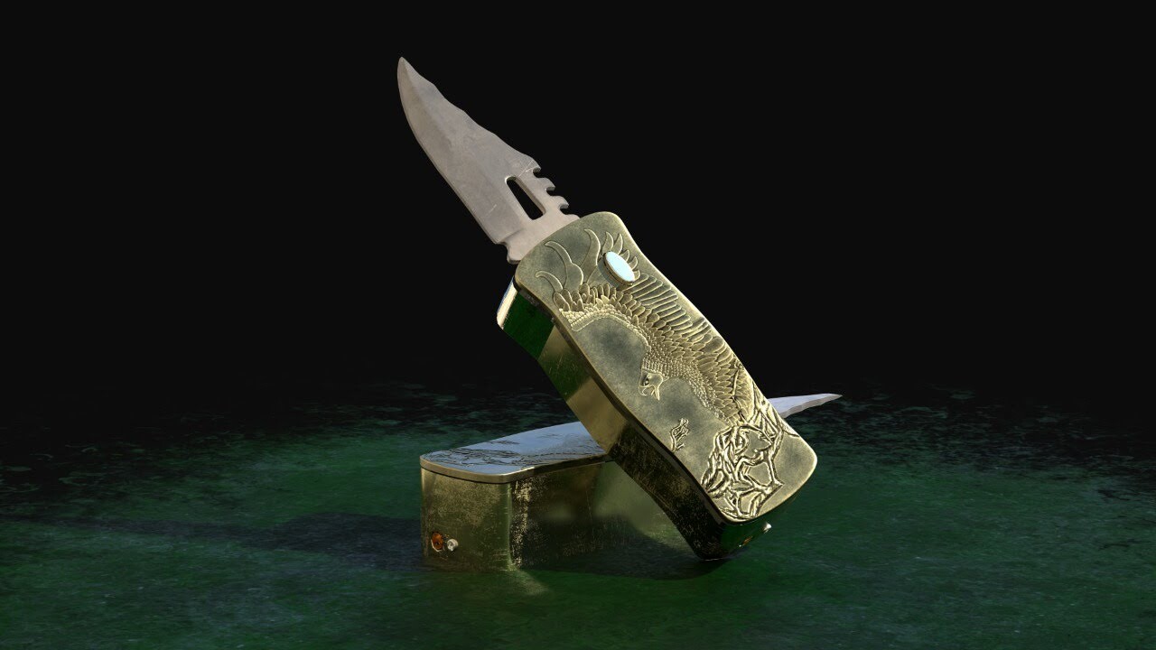 ArtStation Eagle Lighter Knife