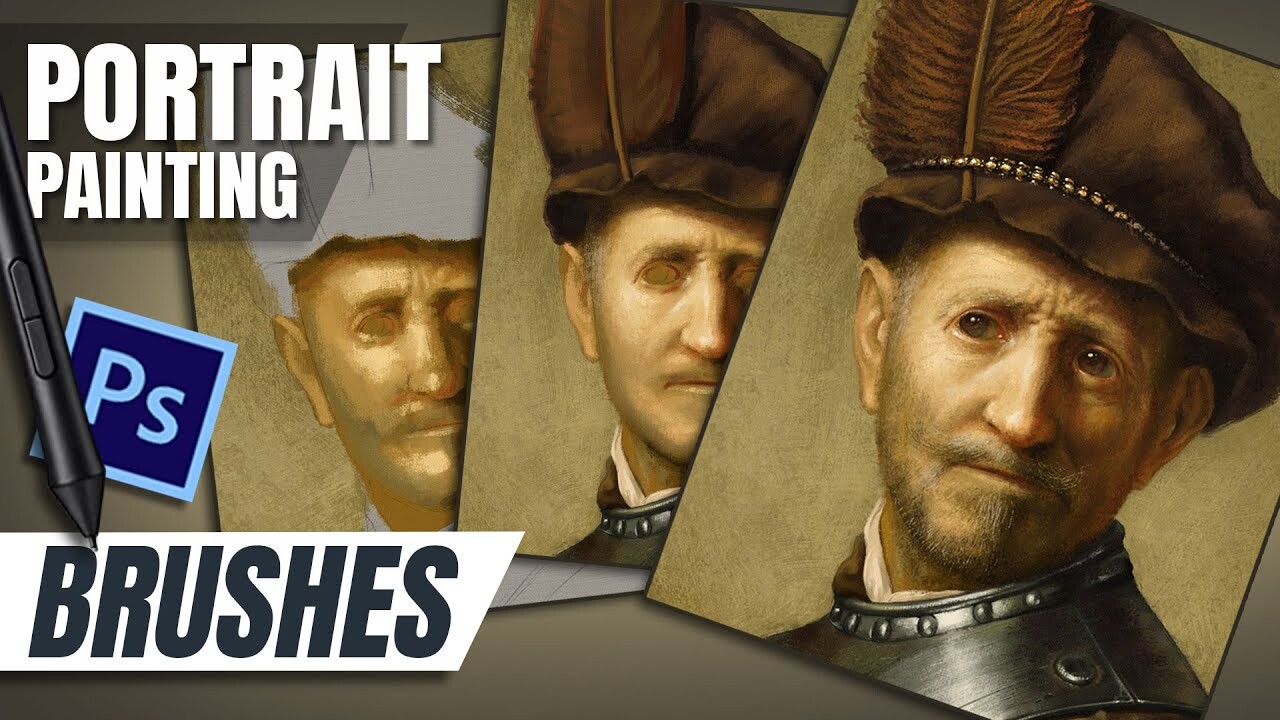 My top 10 favorite digital portrait Brushes out of the MA-Brushes 