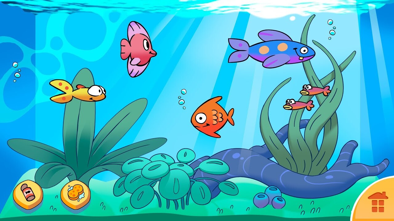 ArtStation - Aquarium - Mobile Game Mockup