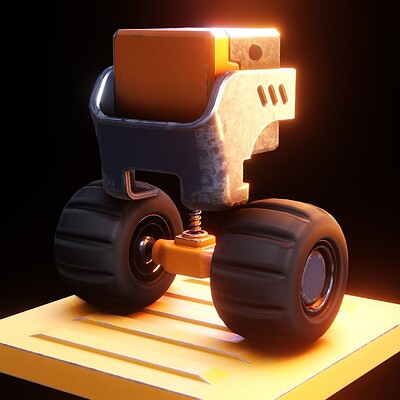 Robot 1 - Rigged - Blender 3
