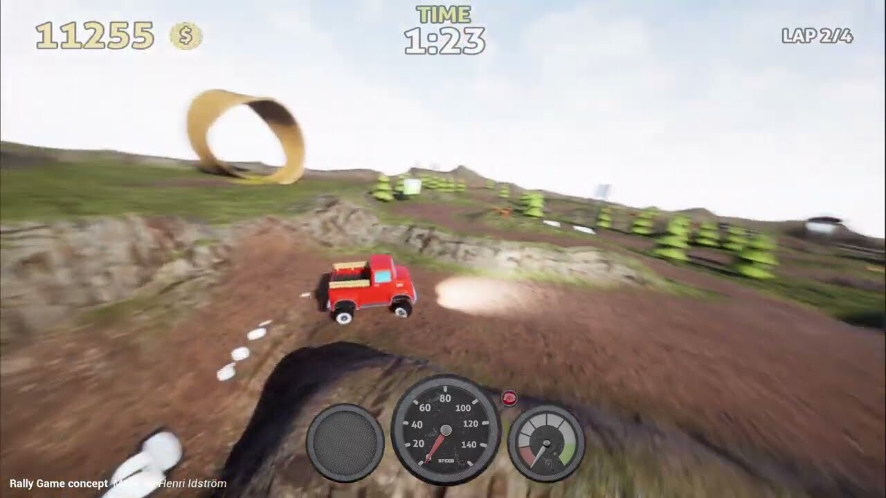 ArtStation - Rally Game Concept - Made with UE5