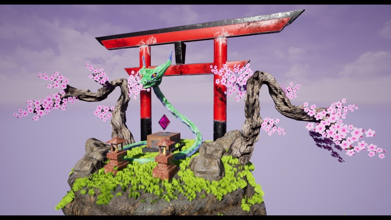 ArtStation - Japanese Diorama