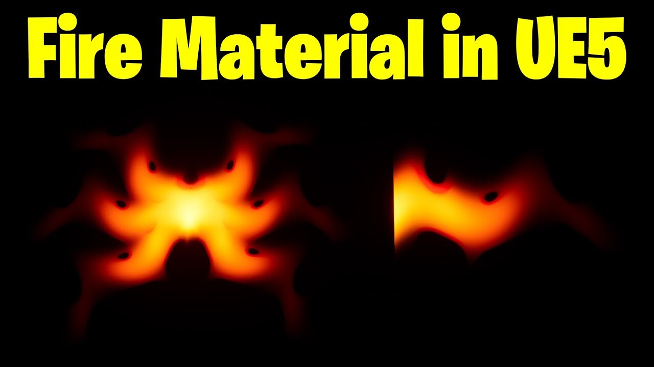 ArtStation - Fire Material in UE5 Tutorial | Download Files