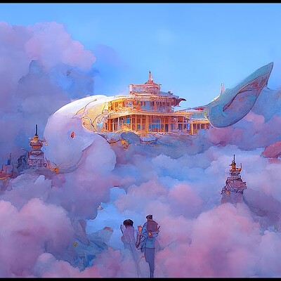 ArtStation - The Magic Land-waking dream picturesque-56/365