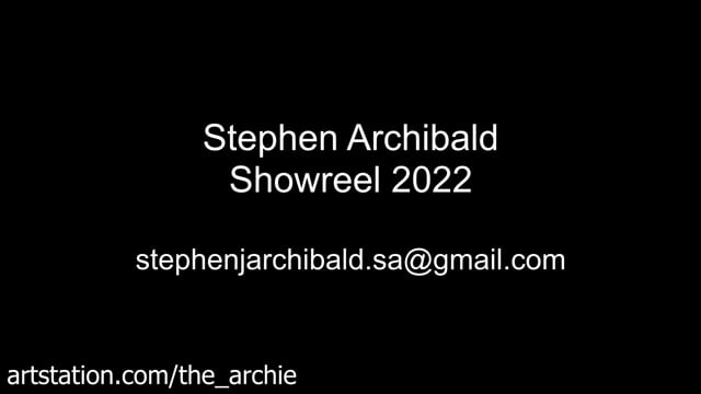 ArtStation - Stephen Archibald VFX Showreel 2021