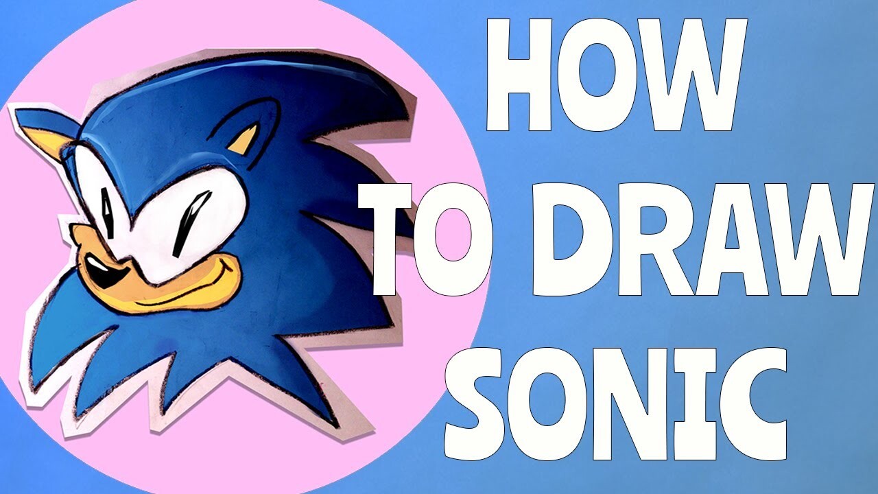 ArtStation - HOW TO DRAW SONIC :SONIC THE HEDGEHOG