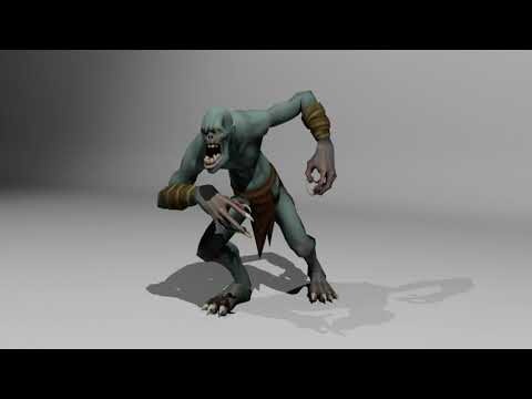 ArtStation - Zombie Idle Animation