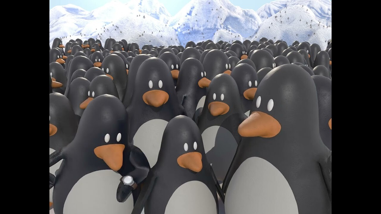 ArtStation - Chillin' Penguins