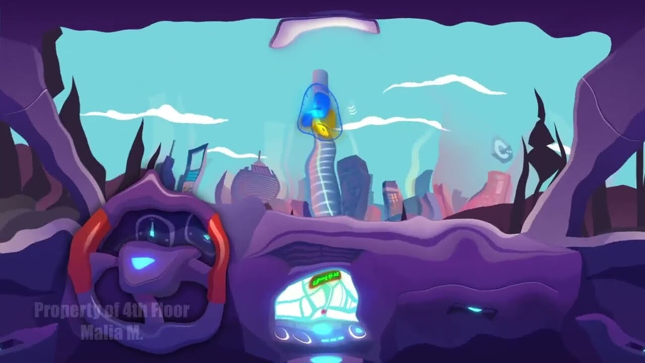 ArtStation - Python Ad 2D Motion Graphics