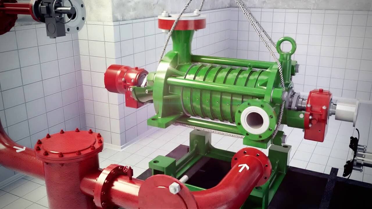 ArtStation Disassembly of the water pump