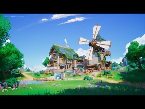 ArtStation - Stylized Windmill Bakery