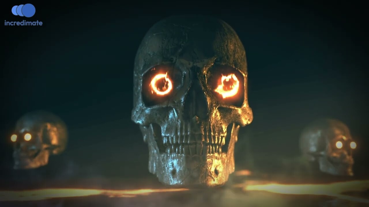 Skull Animation - 3D Animation - Incredimate Studio