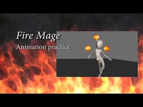 ArtStation - Fire Mage: Animation Practice