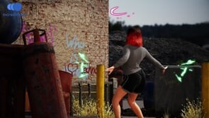 3D Dance Animation| Hip Hop Dancing Girl-Wave