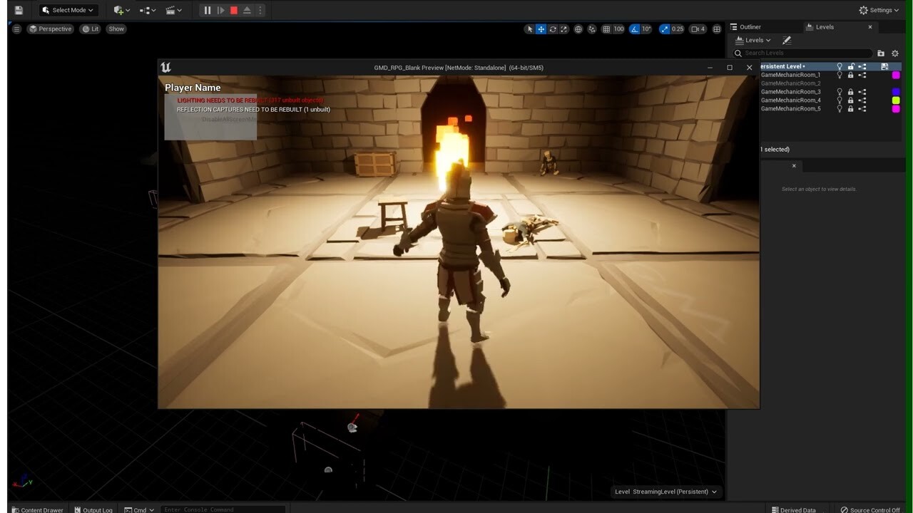 ArtStation Game Mechanic Level Streaming test