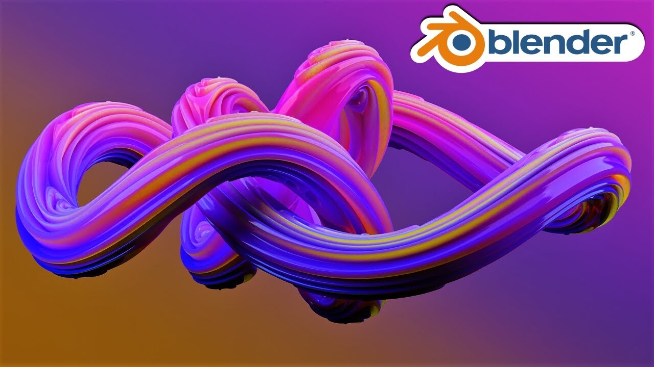 ArtStation BLENDER ABSTRACT ART TUTORIAL