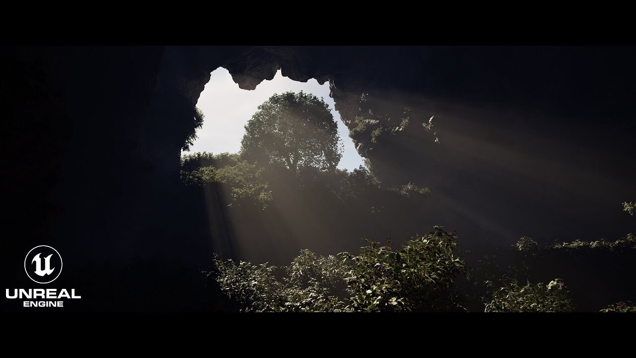 ArtStation - CAVE - THE GOD RAYS | Unreal Engine 5