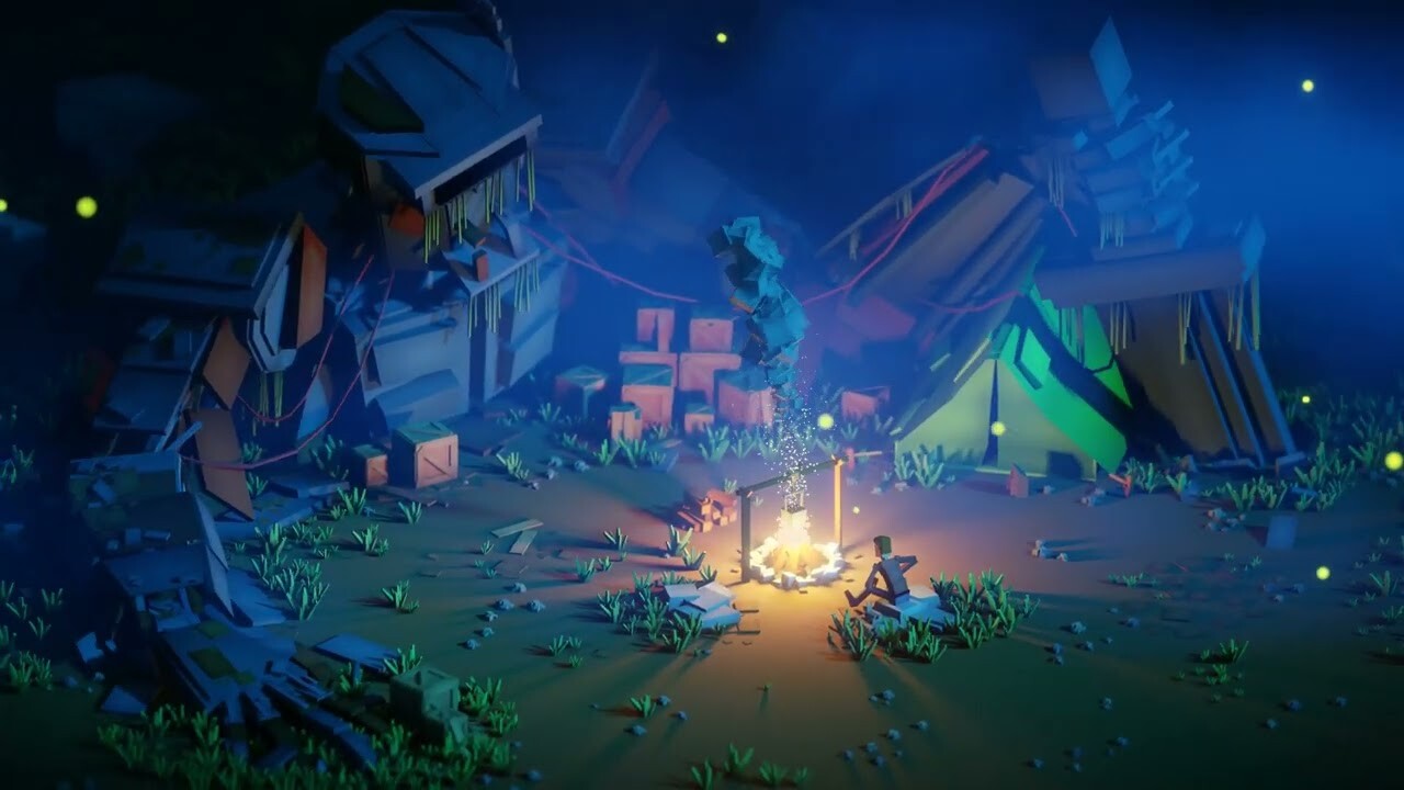 ArtStation - Cubic Worlds Campfire Exercise