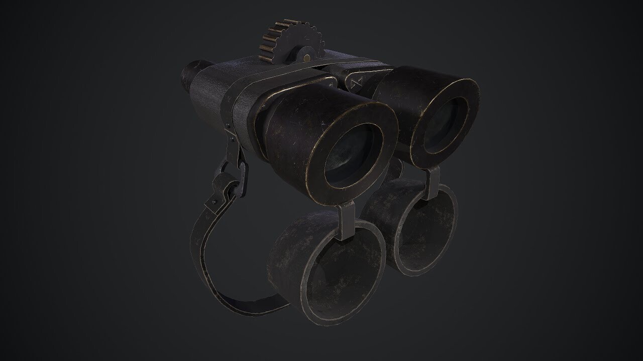 ArtStation Compact Binocular Game Asset