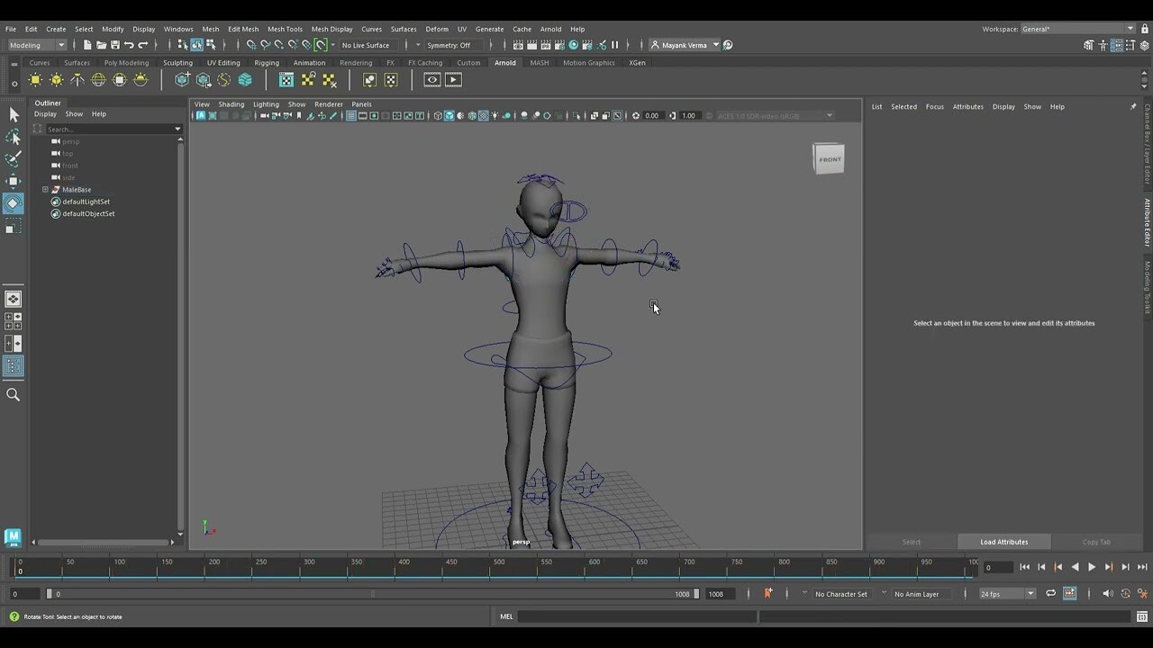 ArtStation - Character Rig in MAYA