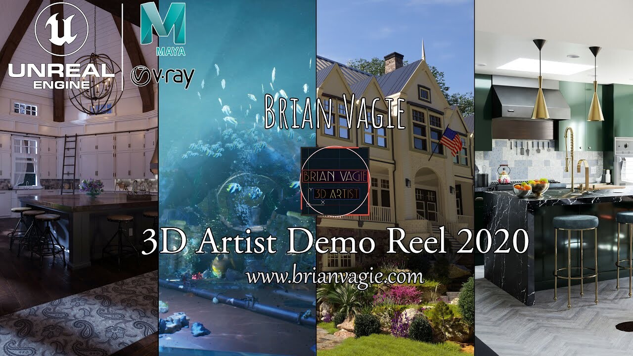 Brian Vagie - 3D Artist Portfolio Showcase 2020
