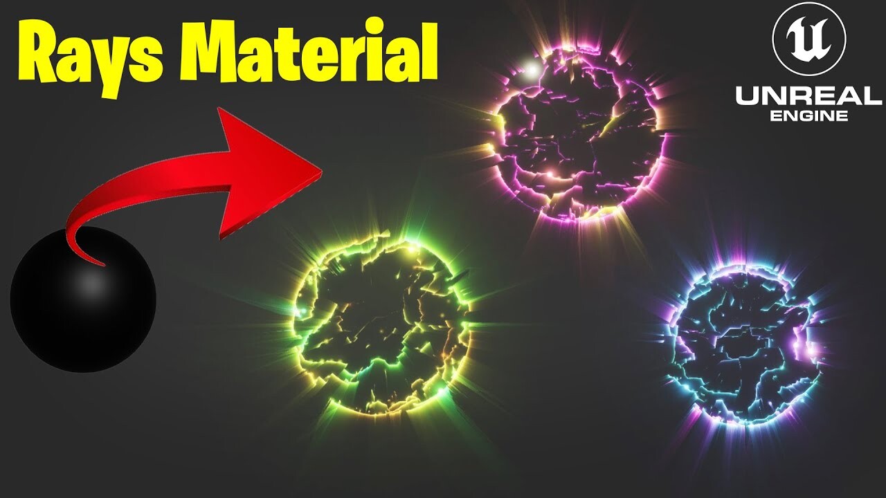 ArtStation - Rays Material in UE5.2 Tutorial | Download Files