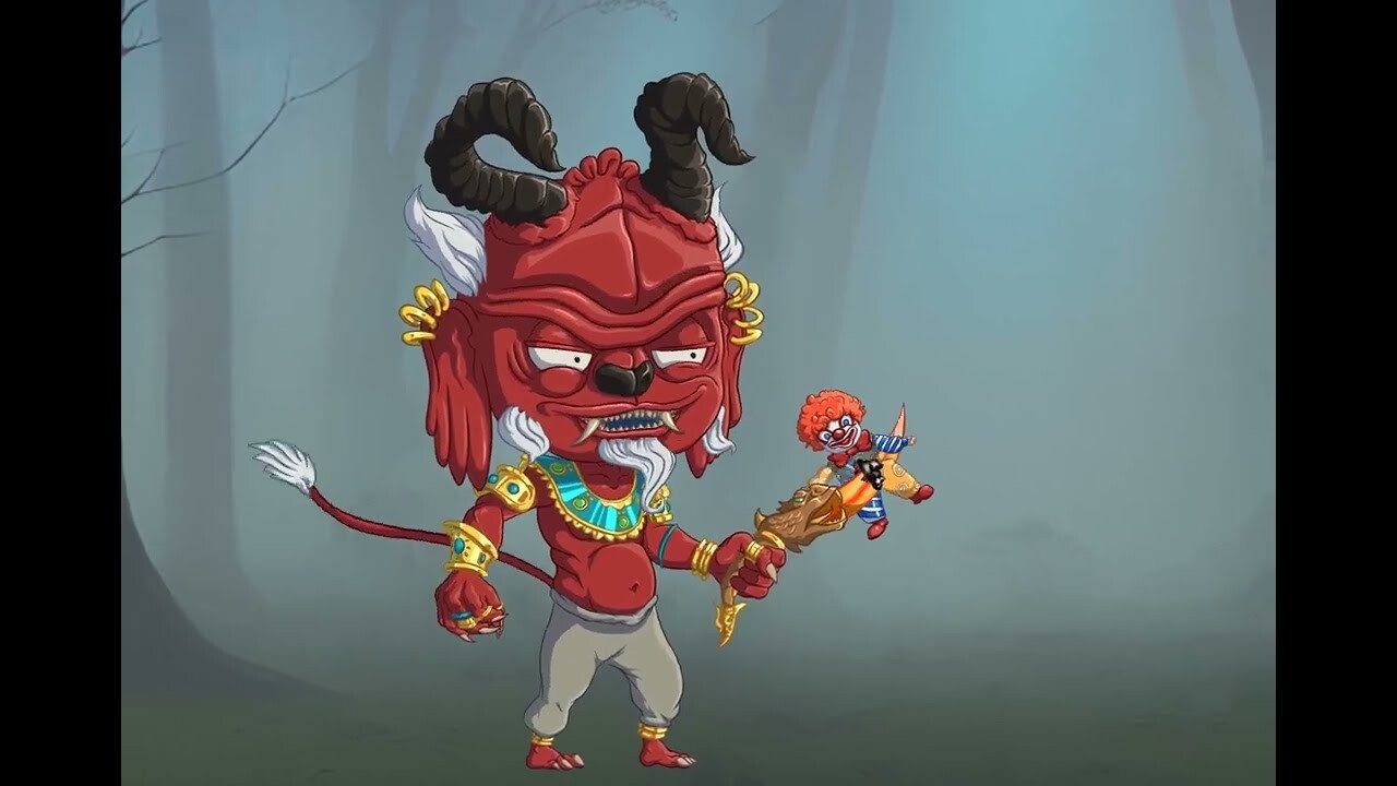 ArtStation - Sly Jinn with a Voodoo Doll. Animation