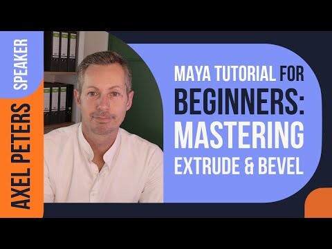 ArtStation - Maya Tutorial for Beginners: Mastering Extrude and Bevel Tools