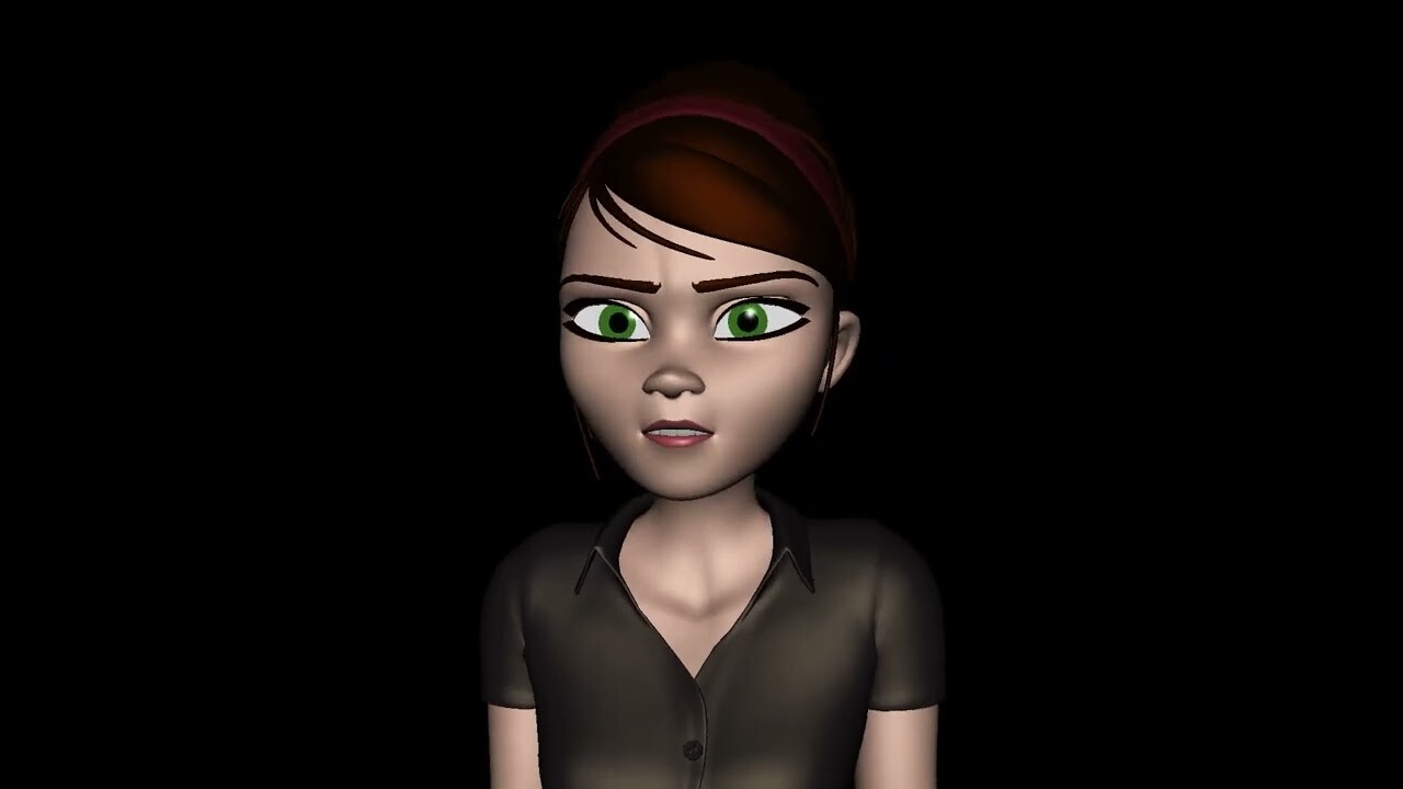 ArtStation Mery Rig Dialogue Animation Test