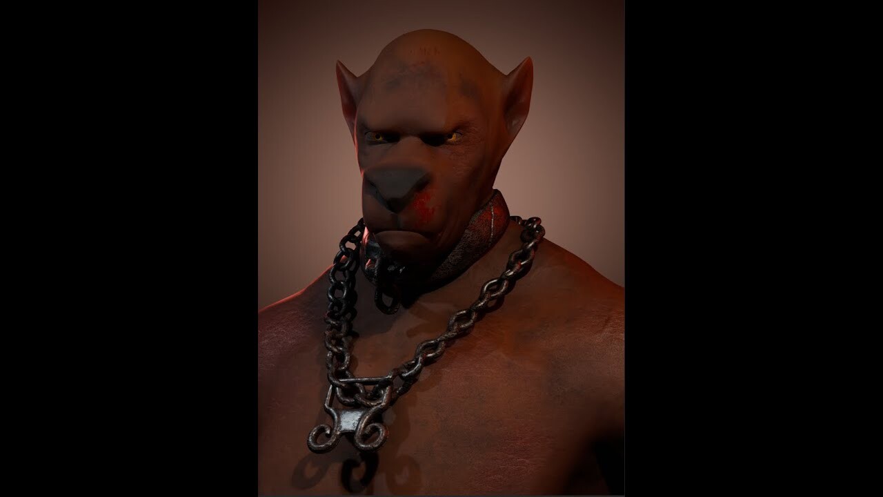 ArtStation - Humanoid Creature sculpture in Blender and Substance Painter