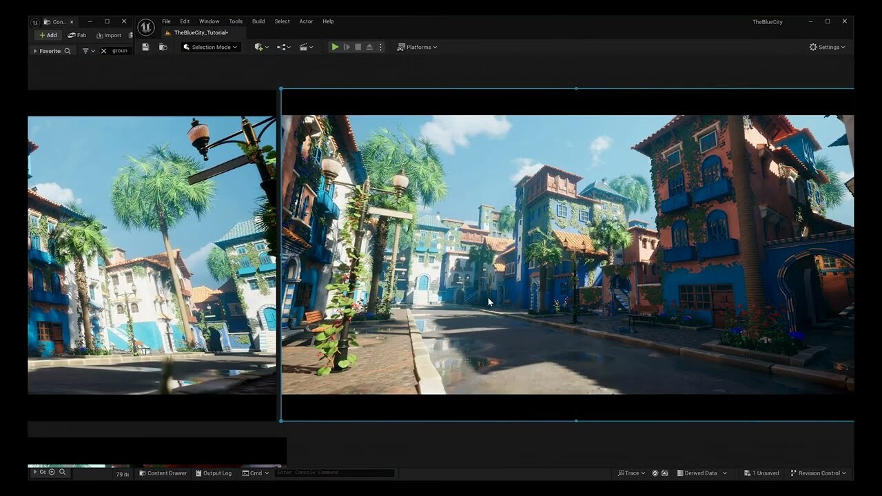 Level Art &amp; Lighting in Unreal Engine – Blue City Kit Tutorial