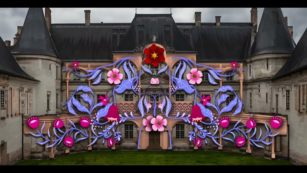 Mapping Fête de la musique - Château de Blois