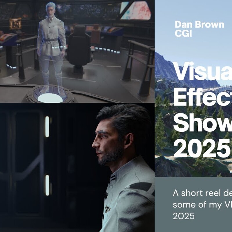 Dan Brown CGI – Cinematic Demo Reel 2025