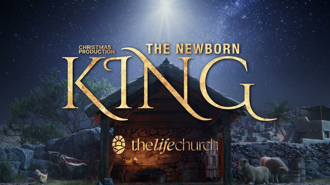 The Newborn King - LED stage looping backgrounds