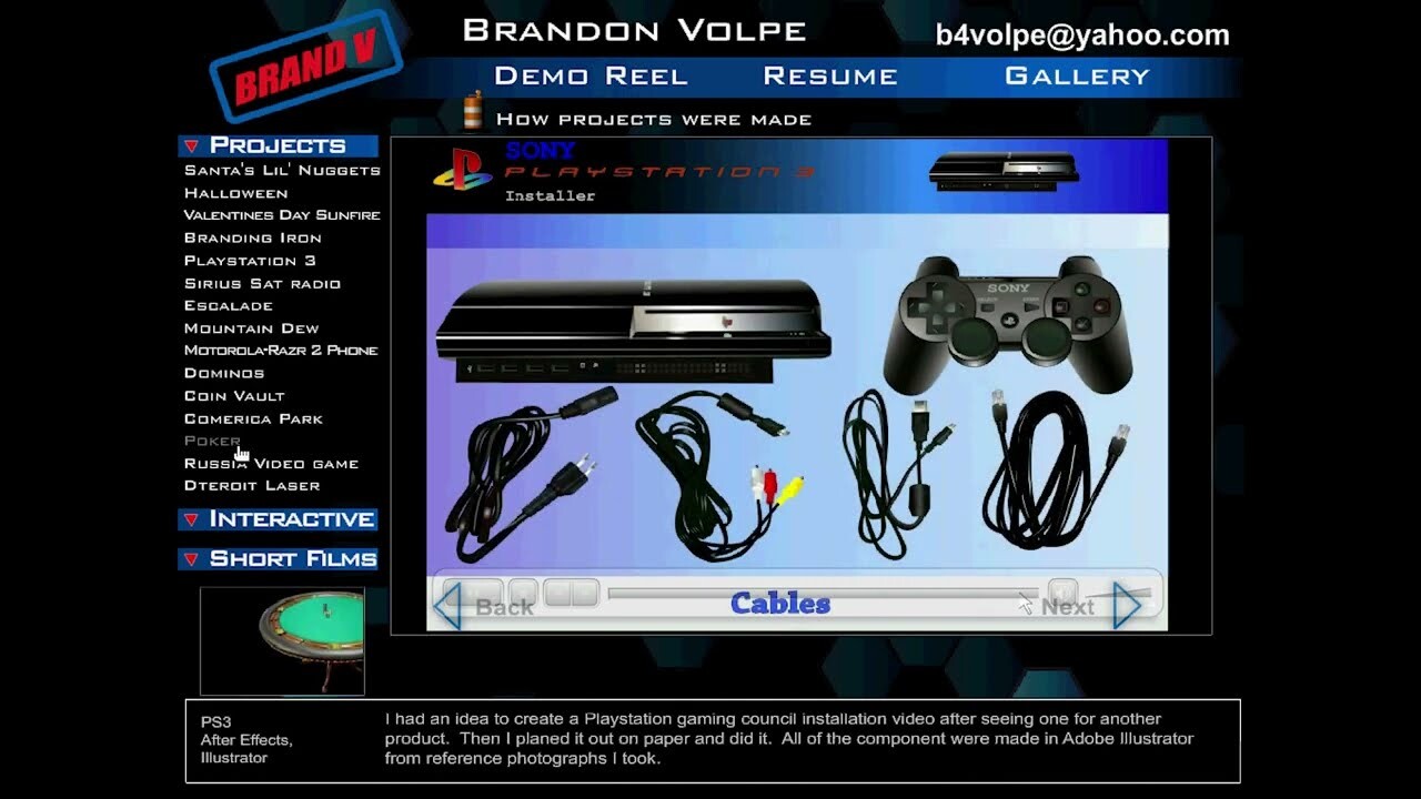 Project Portfolio List View