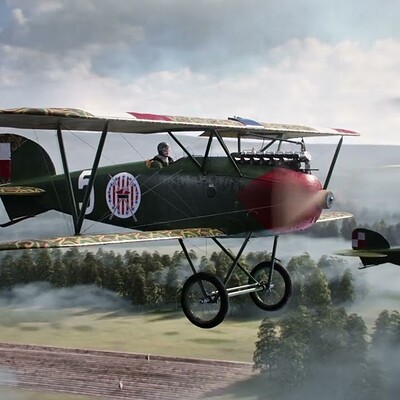 Albatros DIII Oeffag Test Animation