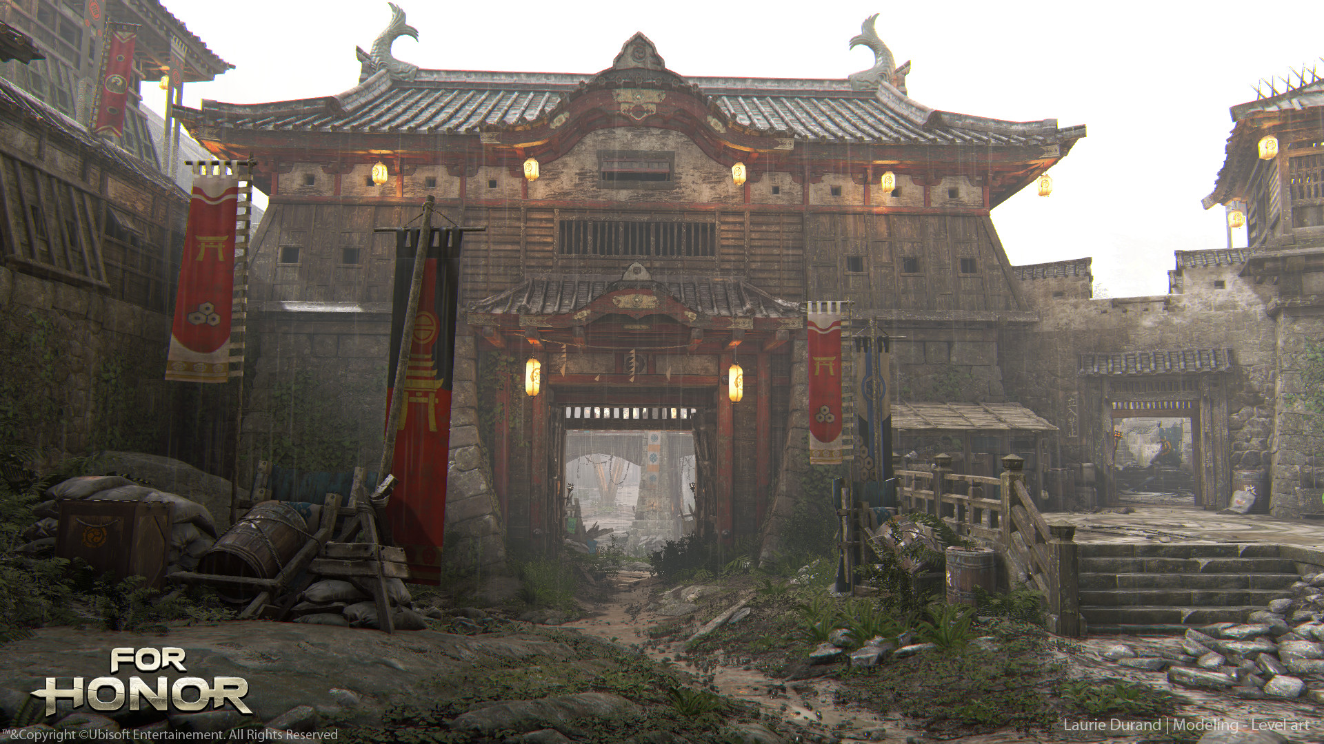 Artstation Feudal Japan The Shogunate Game Environment Level Art