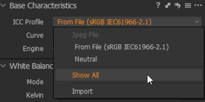SparkleStock - Loading ICC Profiles in Capture One